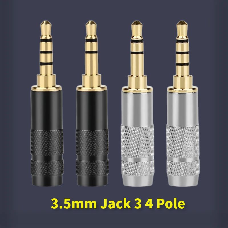 DIY 3.5mm Jacks Audio Plug 3 4 - Cable Extension 3.5 recension och pris