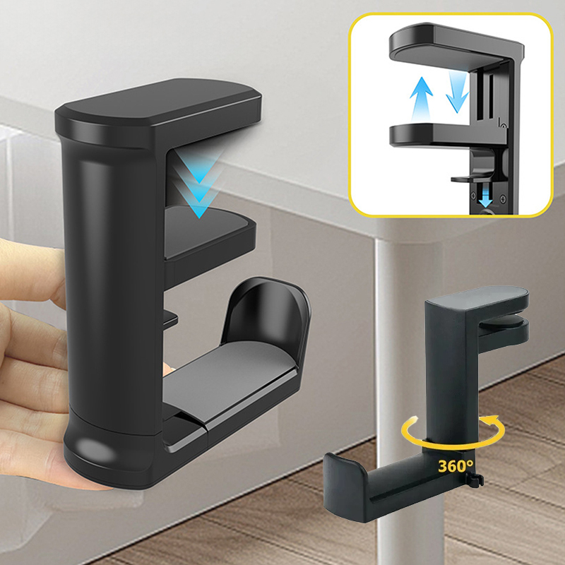 No Punch Table Clip Hook Earph - Headphone Stand Desk recension och pris