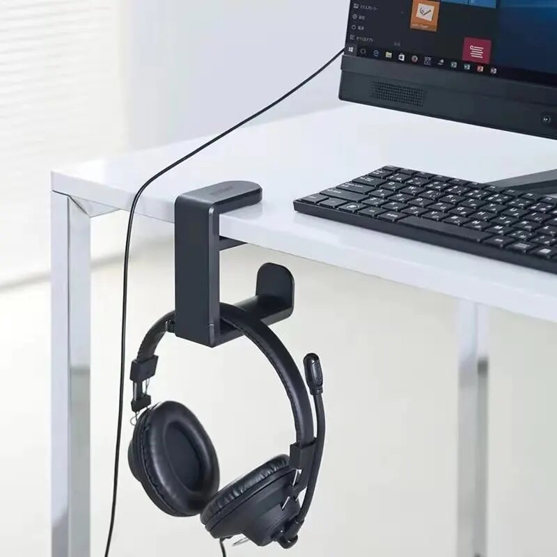 No Punch Table Clip Hook Earph - Headphone Stand Desk recension och pris