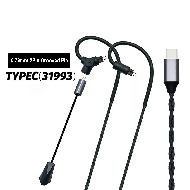 0.78 QDC MMCX Gaming Earphone  - Usb C Earphone recension och pris